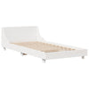 Sengeramme uten madrass hvit 90x190 cm heltre furu