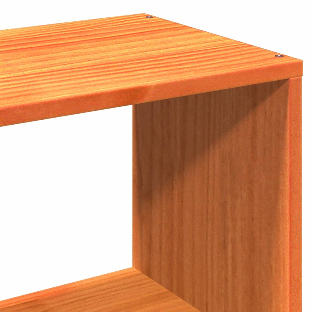 Sengeramme uten madrass voksbrun 75x190 cm heltre furu
