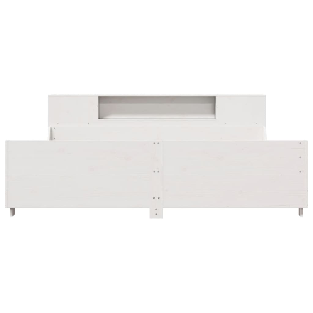 Sengeramme uten madrass hvit 180x200 cm heltre furu