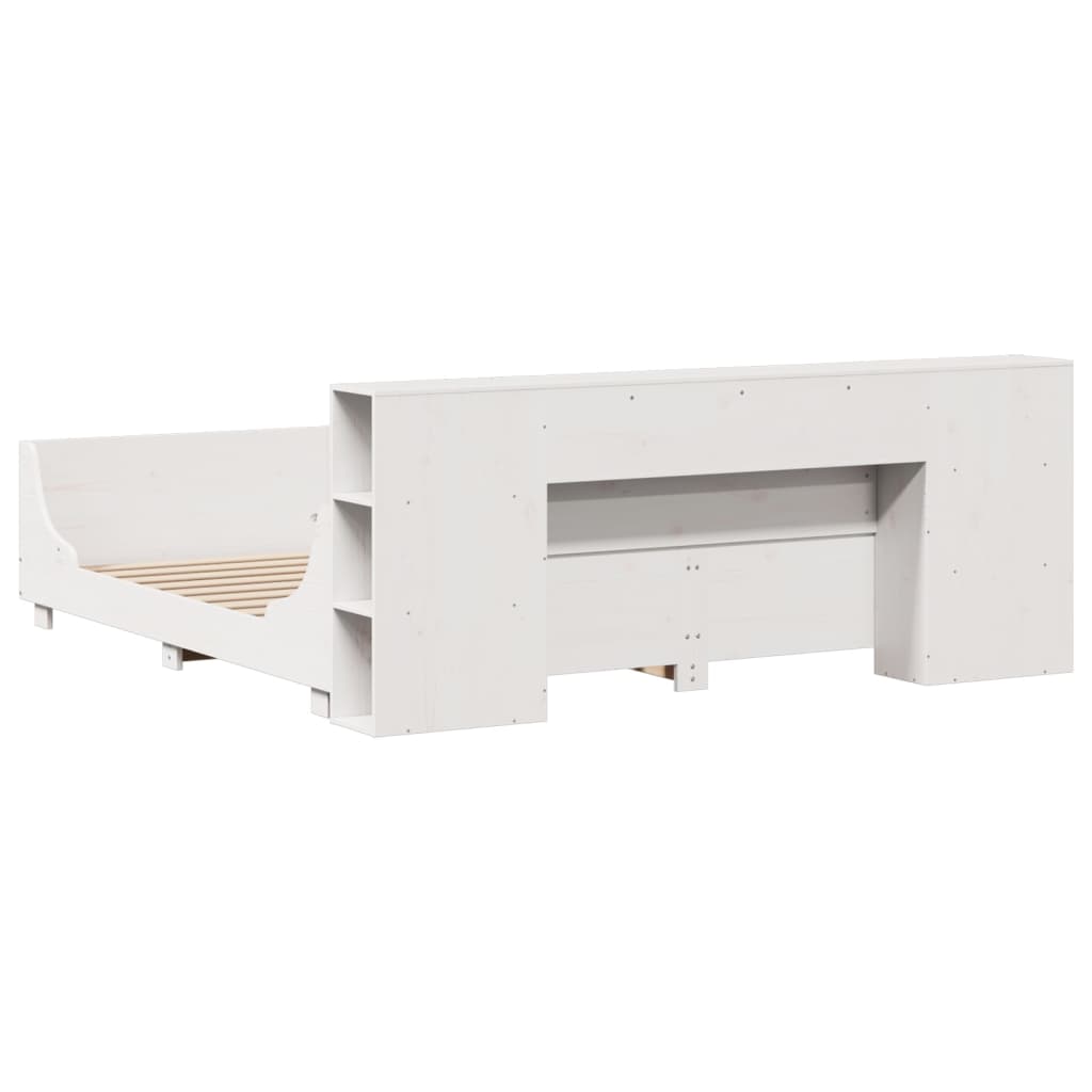 Sengeramme uten madrass hvit 180x200 cm heltre furu