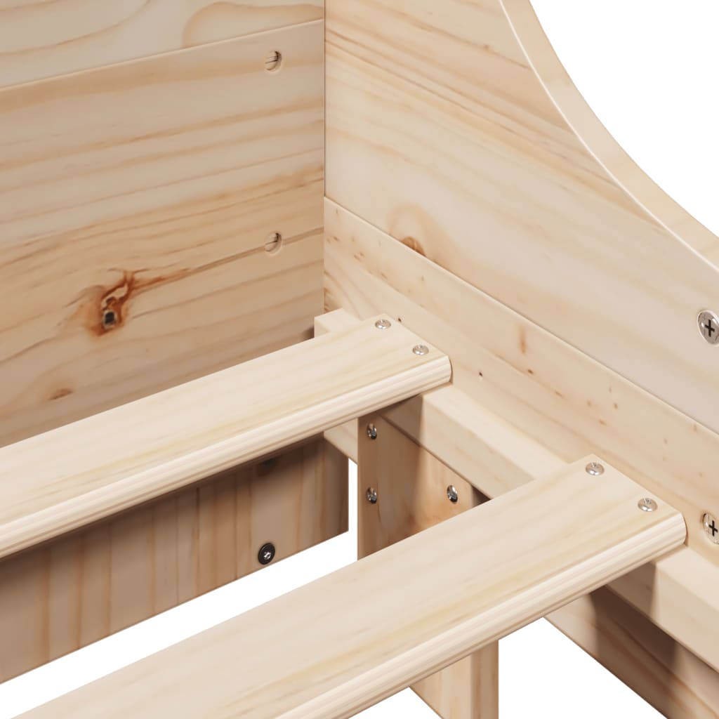 Sengeramme uten madrass 150x200 cm heltre furu