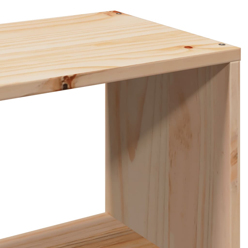 Seng med bokhylle uten madrass 90x200 cm heltre