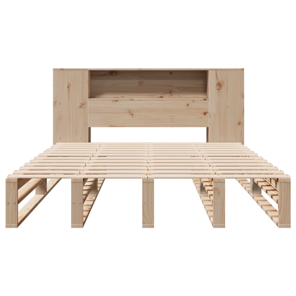 Seng med bokhylle uten madrass 135x190 cm heltre