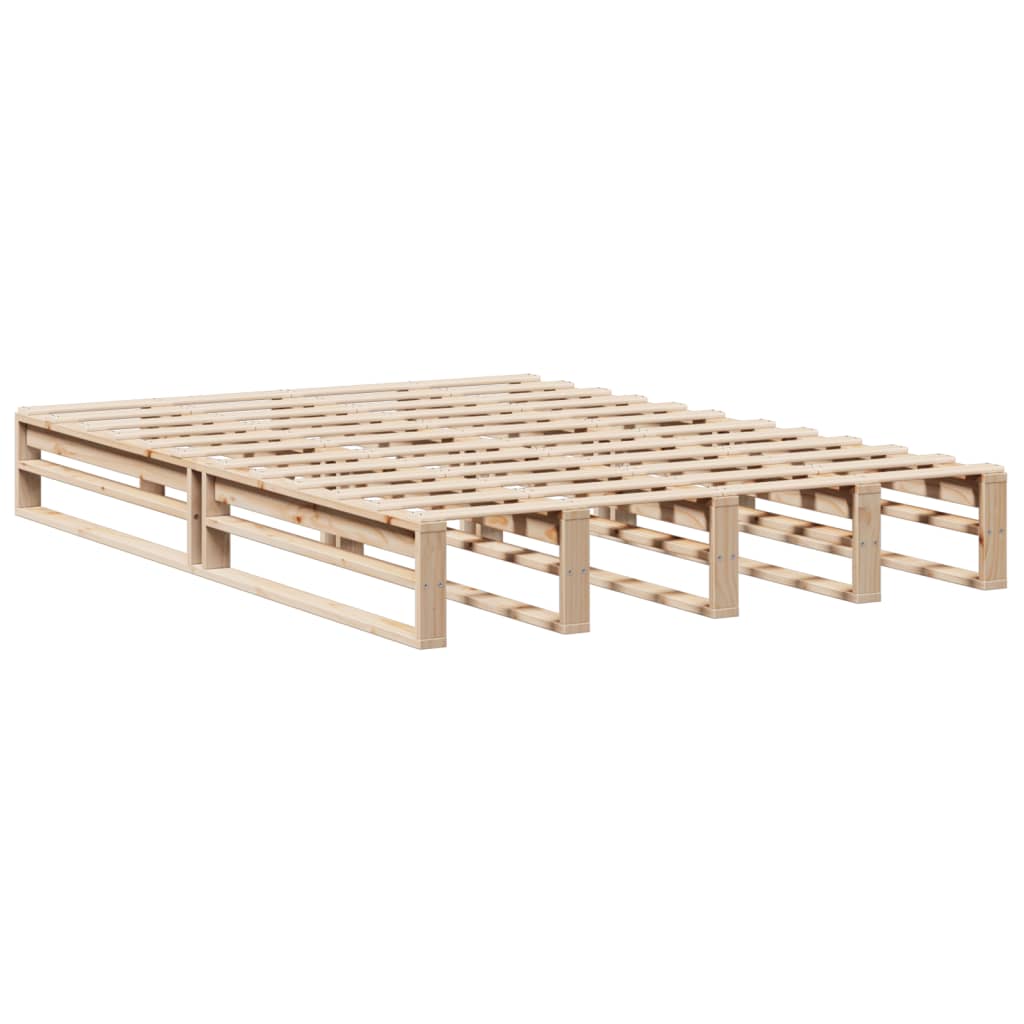 Seng med bokhylle uten madrass 135x190 cm heltre