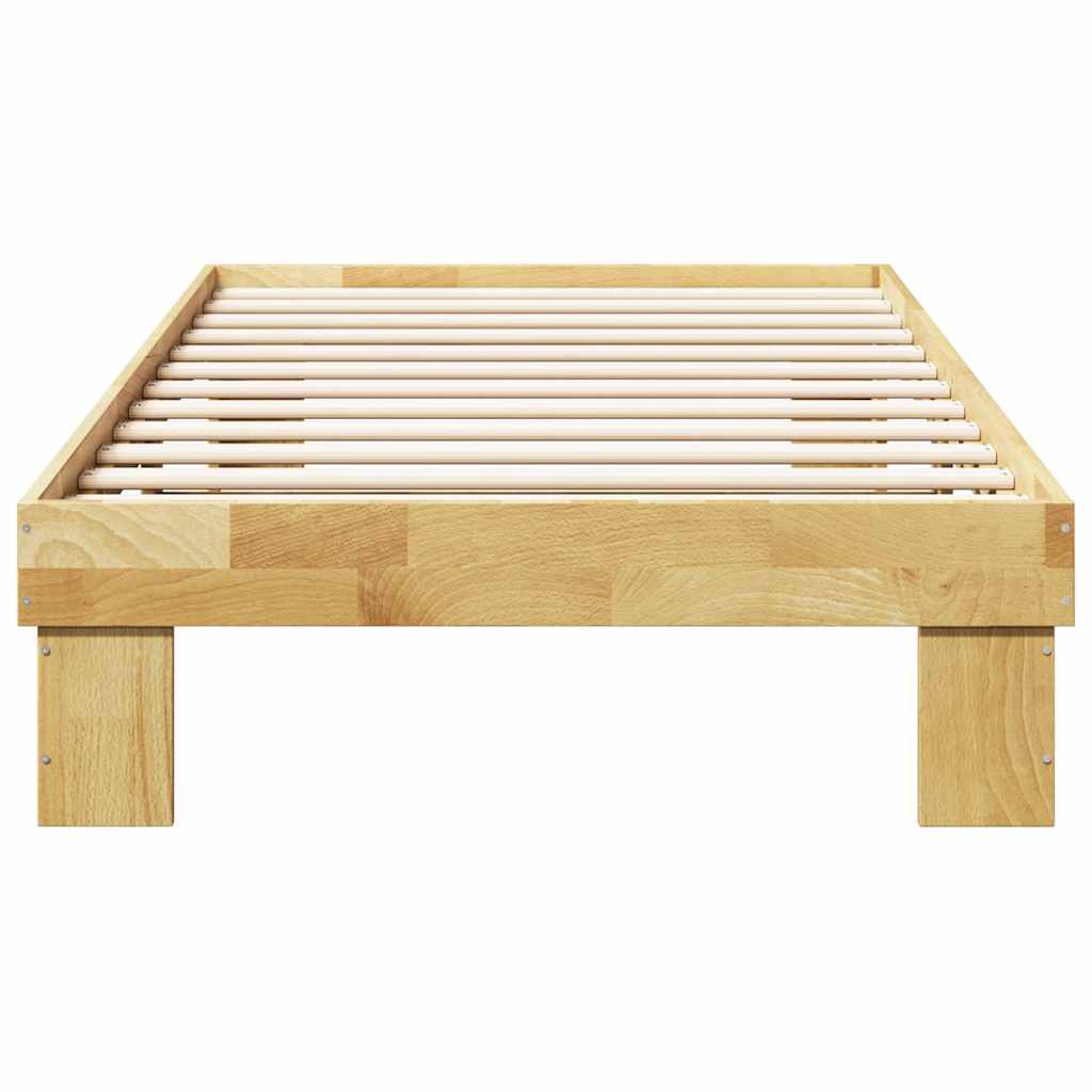Sengeramme uten Madrass 75x190 cm Heltre Eik