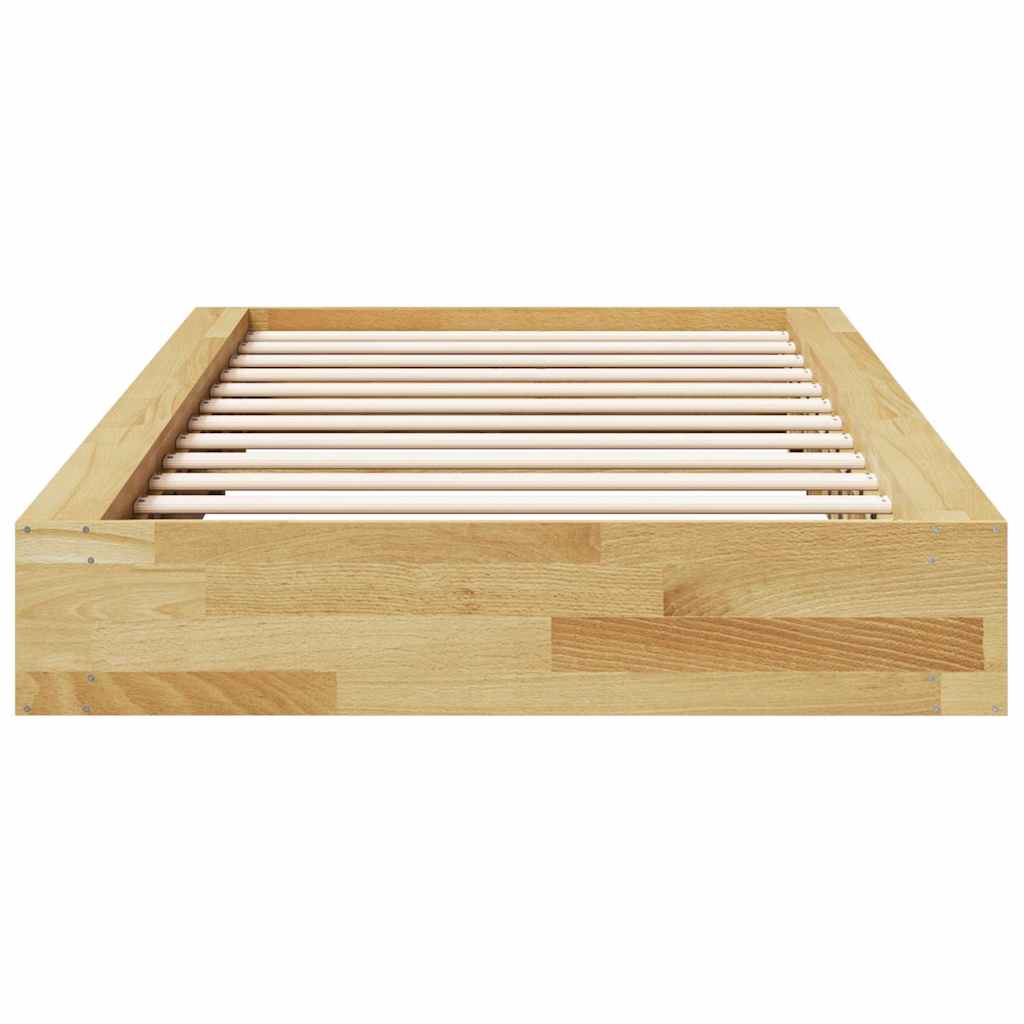 Sengeramme uten Madrass 80x200 cm Heltre Eik