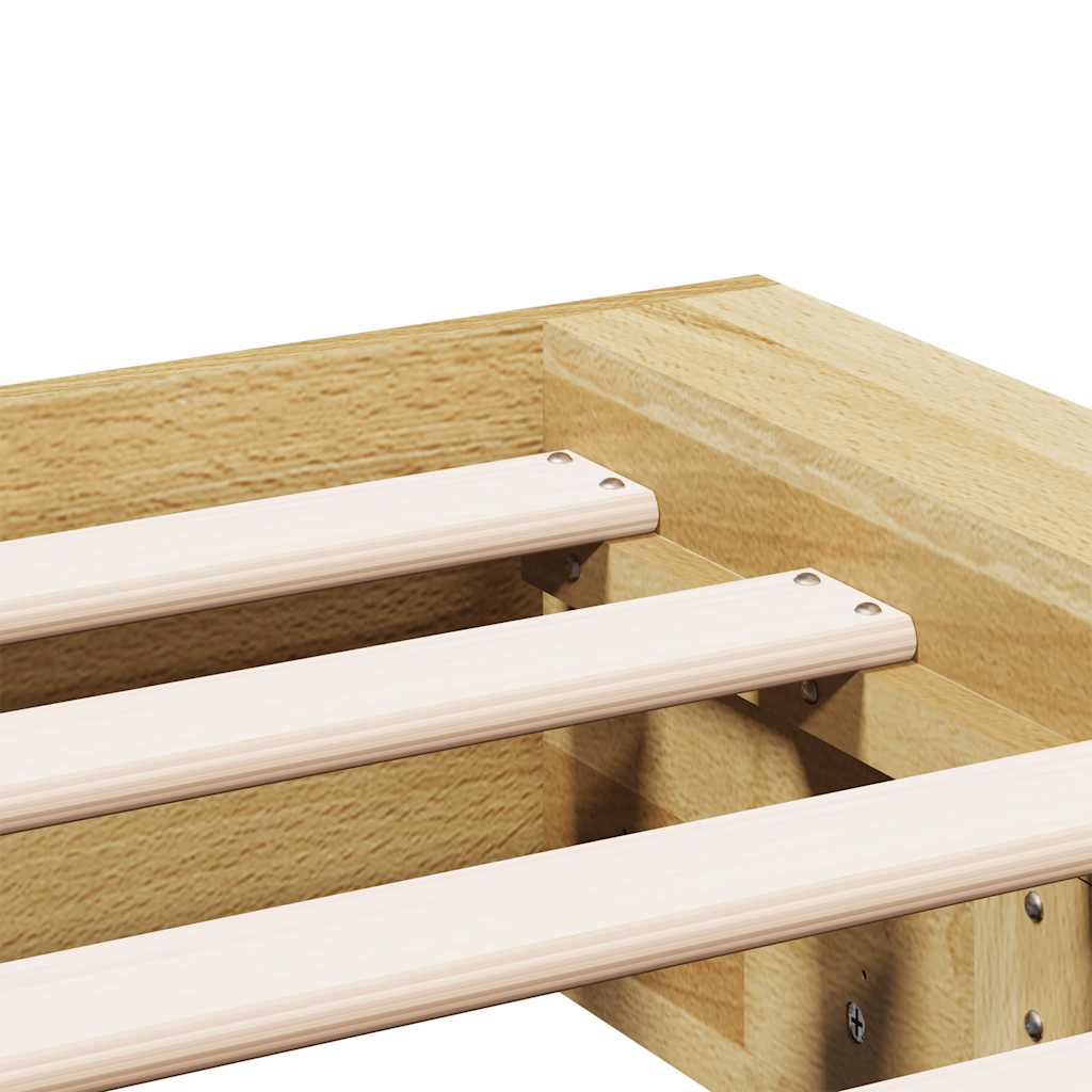 Sengeramme uten Madrass 75x190 cm Heltre Eik