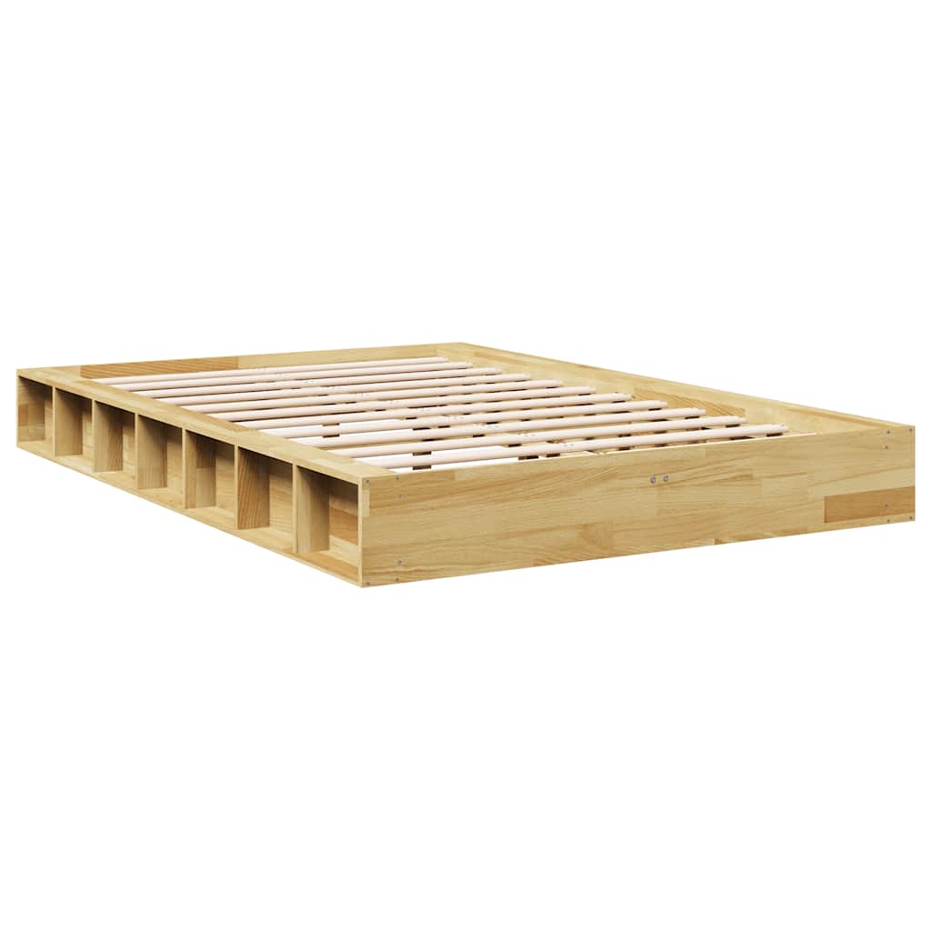 Sengeramme uten Madrass 120x190 cm Heltre Eik