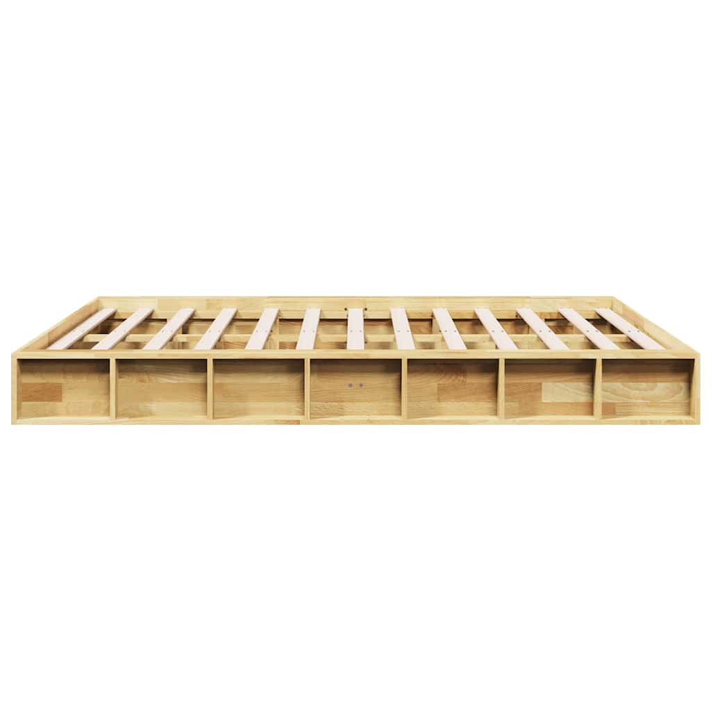 Sengeramme uten Madrass 140x190 cm Heltre Eik
