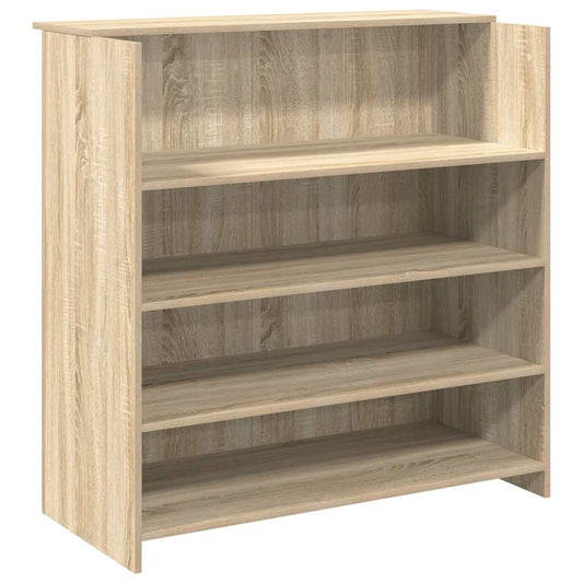 Resepsjonsdisk Sonoma eik 100x50x103,5 cm konstruert tre