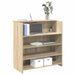 Resepsjonsdisk Sonoma eik 100x50x103,5 cm konstruert tre