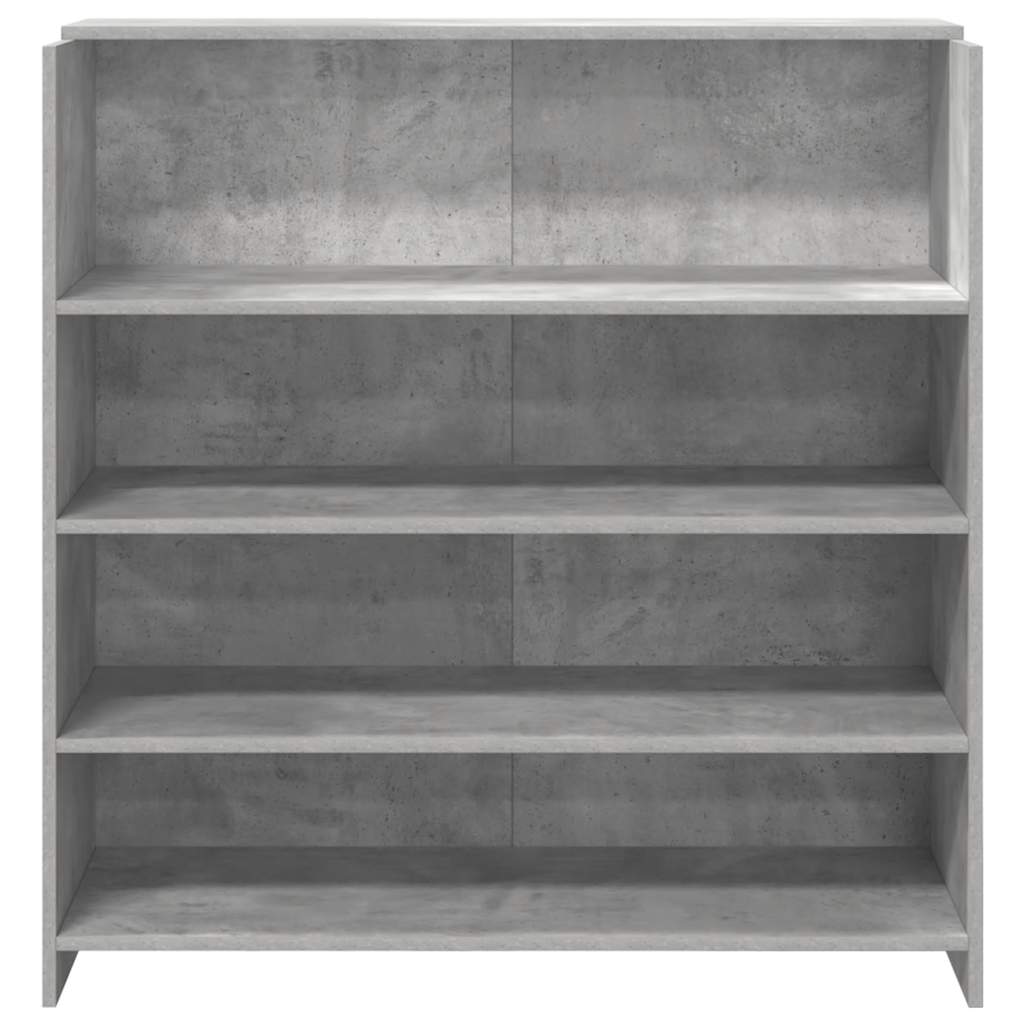 Resepsjonspult betonggrå 100x50x103,5 cm konstruert tre