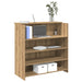 Resepsjonspult artisan eik 100x50x103,5 cm konstruert tre