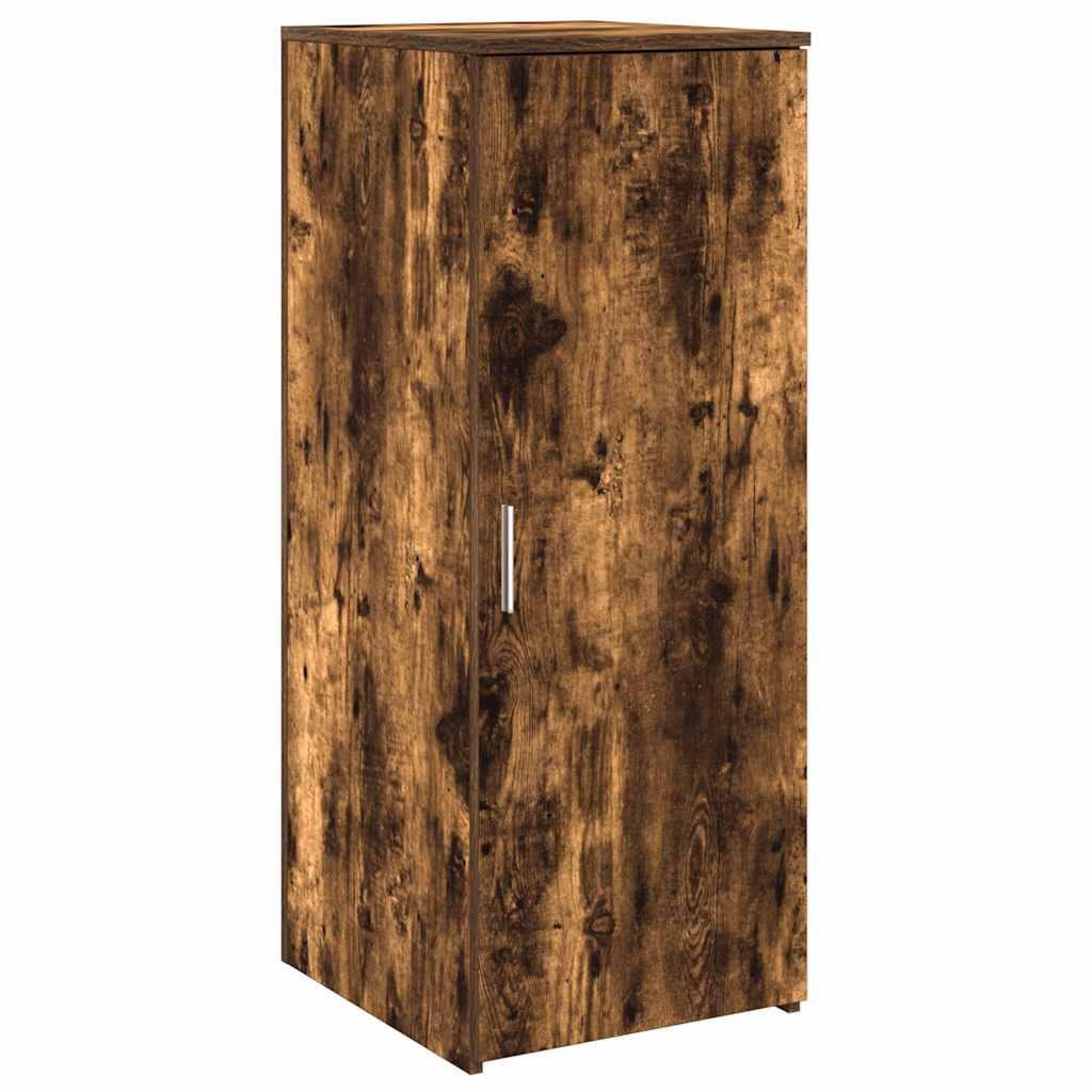 Resepsjonspult røkt eik 180x50x103,5 cm konstruert tre