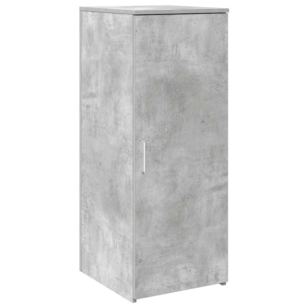 Resepsjonspult betonggrå 135x50x103,5 cm konstruert tre