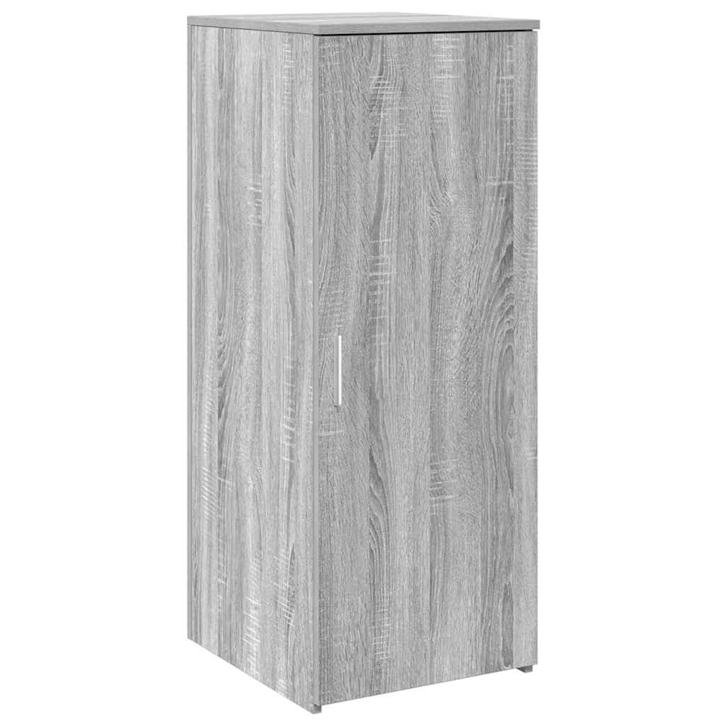 Resepsjonspult grå sonoma 135x50x103,5 cm konstruert tre