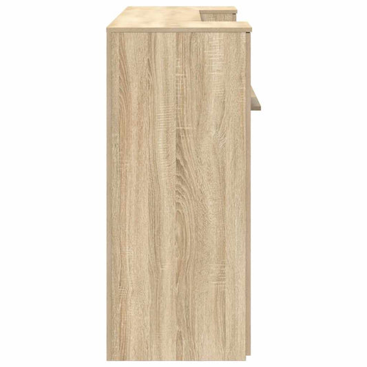 Resepsjonspult sonoma eik 180x50x103,5 cm konstruert tre