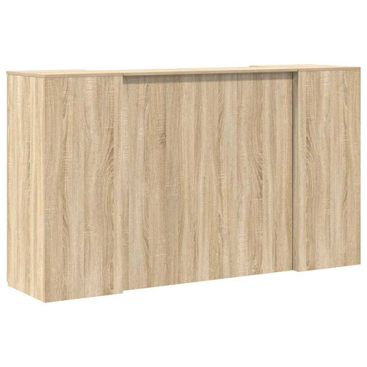 Resepsjonspult sonoma eik 180x50x103,5 cm konstruert tre