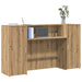 Resepsjonspult artisan eik 180x50x103,5 cm konstruert tre