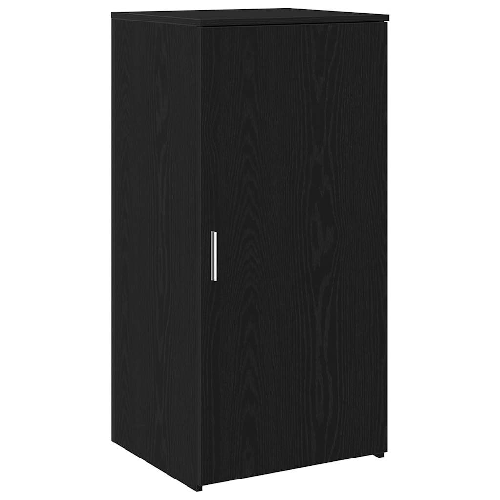 Resepsjonspult svart eik 200x50x103,5 cm konstruert tre
