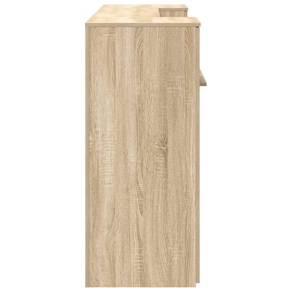 Resepsjonspult sonoma eik 200x50x103,5 cm konstruert tre