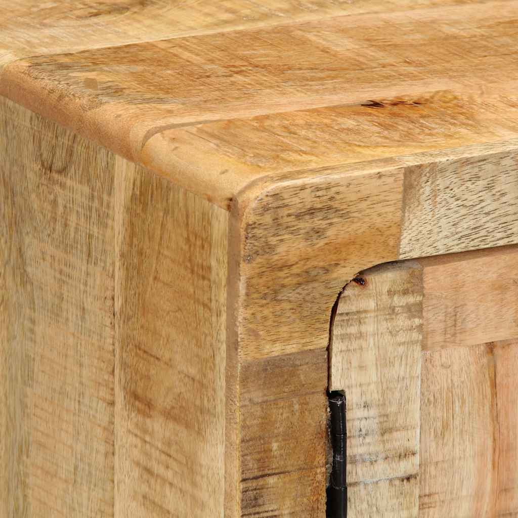 Nattbord 40x32x46 cm grovt heltre mangotre