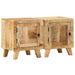 Nattskap 2 stk 40x32x46 cm grovt heltre mangotre