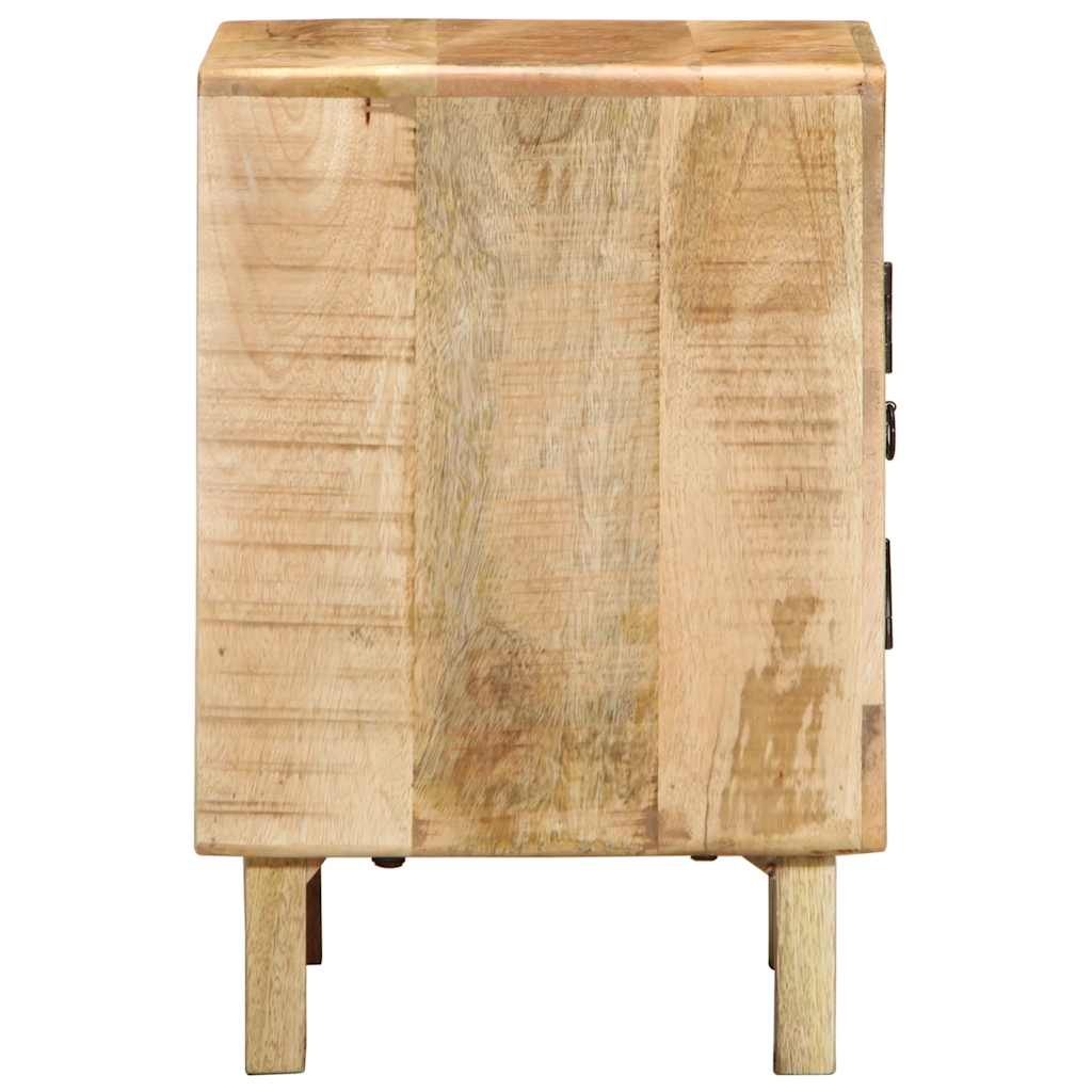 Nattskap 2 stk 40x32x46 cm grovt heltre mangotre