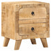Nattbord 40x32x46 cm grovt heltre mangotre
