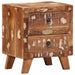 Nattbord 40x32x46 cm gjenvunnet heltre