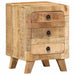 Nattbord 37x32x50 cm grovt heltre mangotre