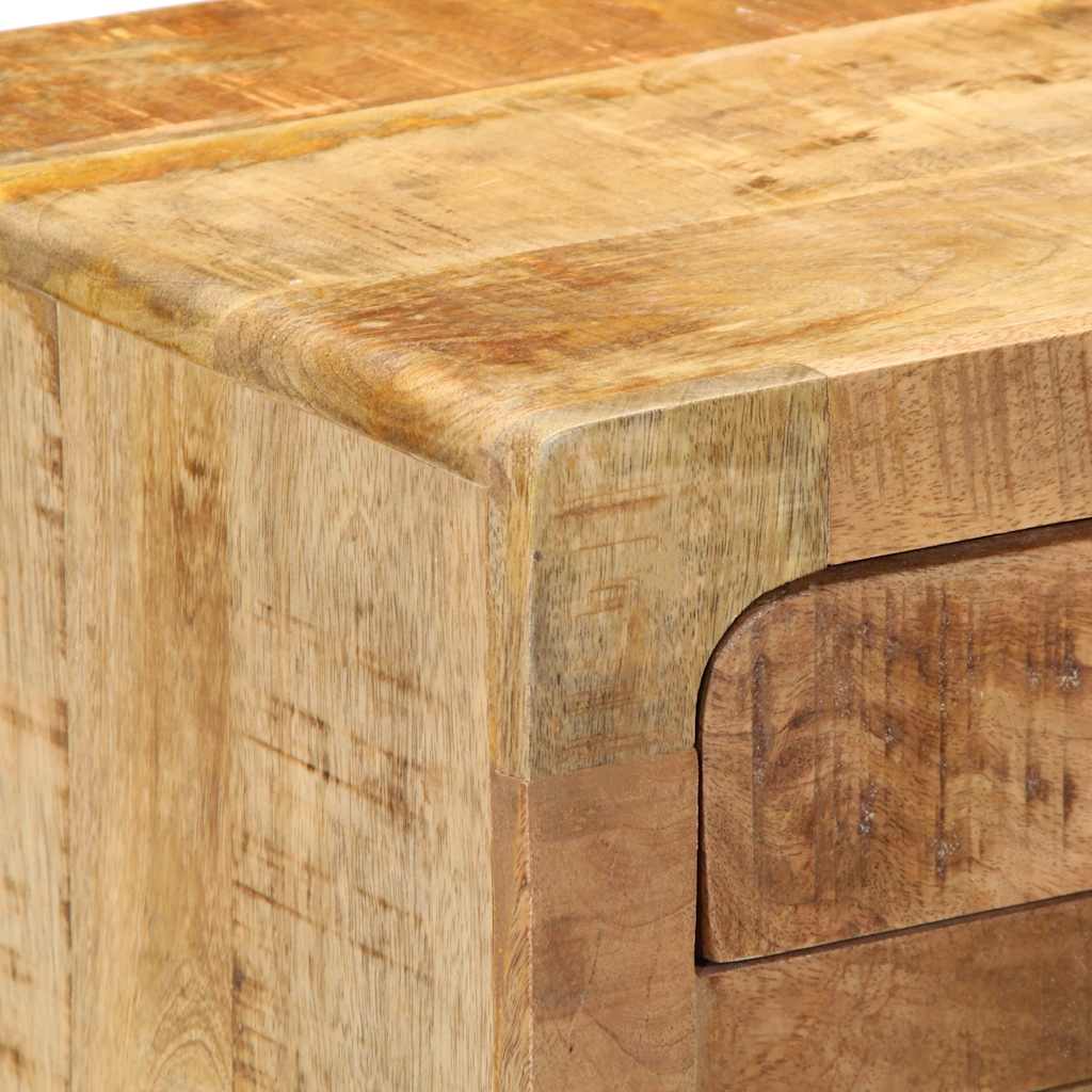 Nattbord 37x32x50 cm grovt heltre mangotre