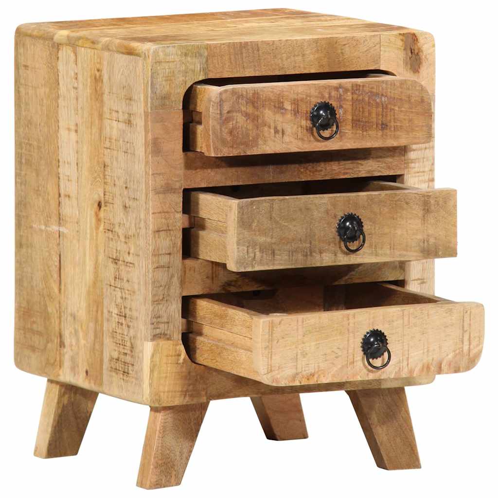 Nattskap 2 stk 37x32x50 cm grovt heltre mangotre