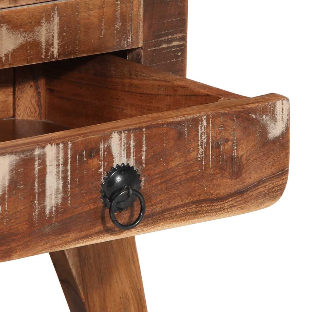 Nattbord 37x32x50 cm gjenvunnet heltre