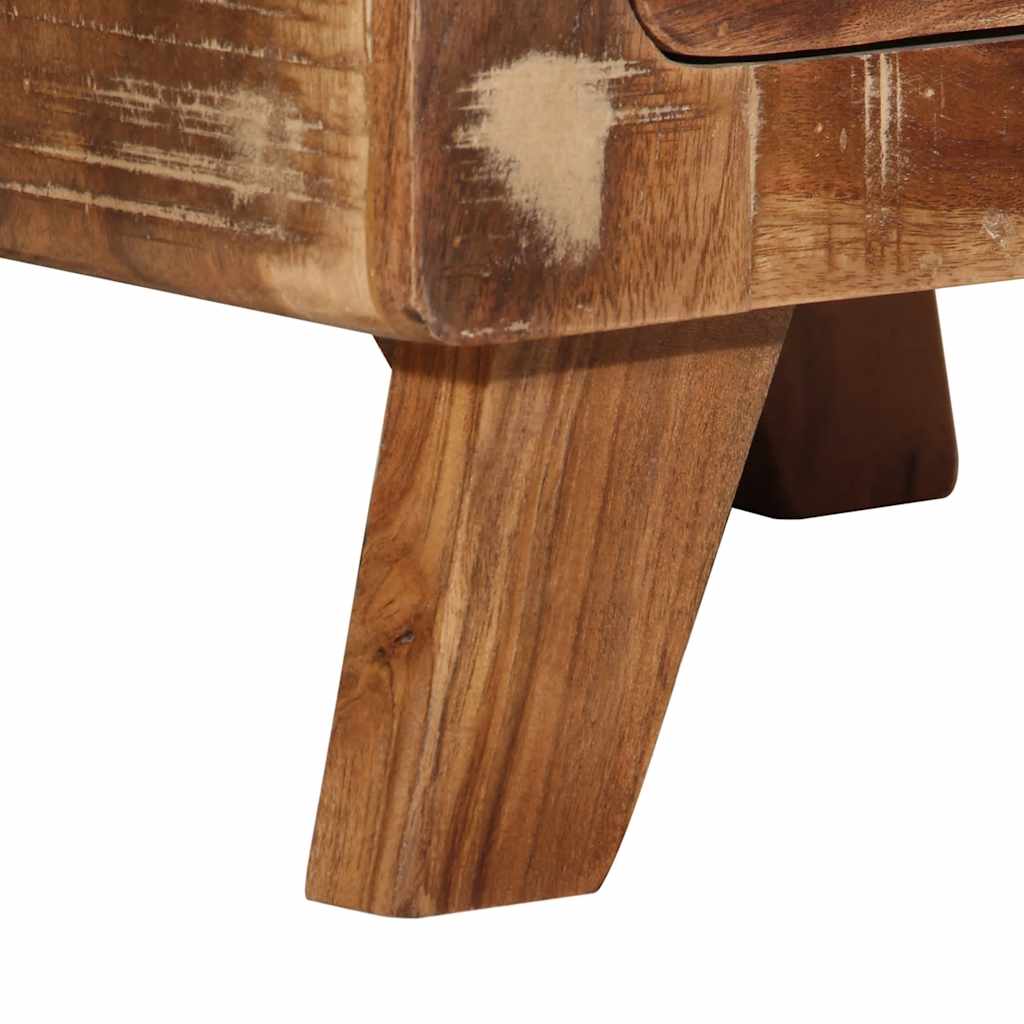 Nattbord 37x32x50 cm gjenvunnet heltre