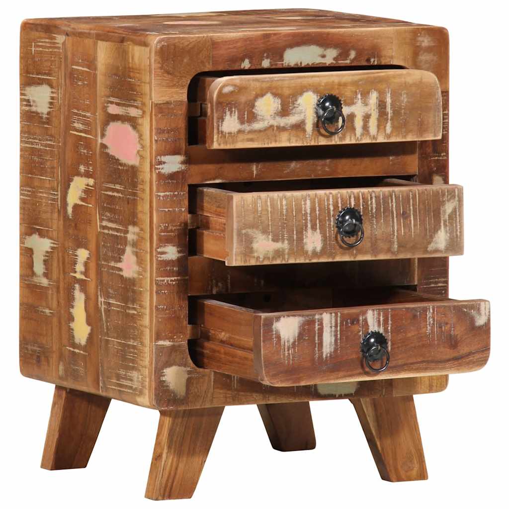 Nattskap 2 stk 37x32x50 cm gjenvunnet heltre