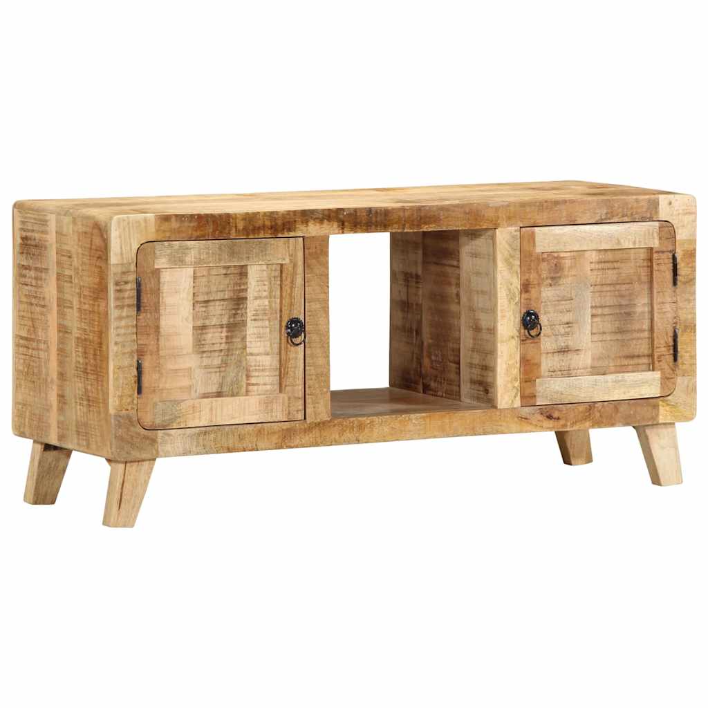 TV-benk 105x46x32 cm grov heltre mango