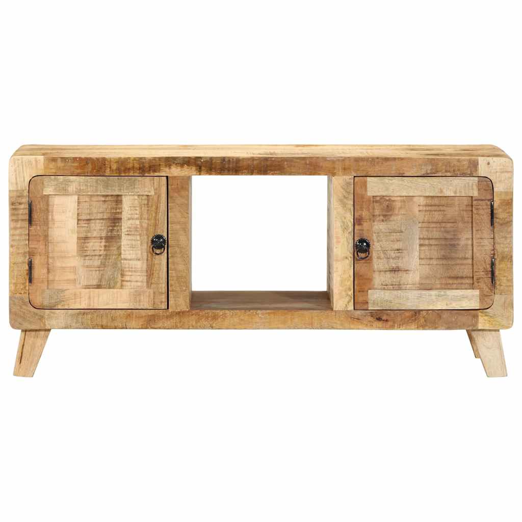 TV-benk 105x46x32 cm grov heltre mango