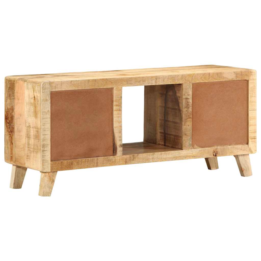 TV-benk 105x46x32 cm grov heltre mango