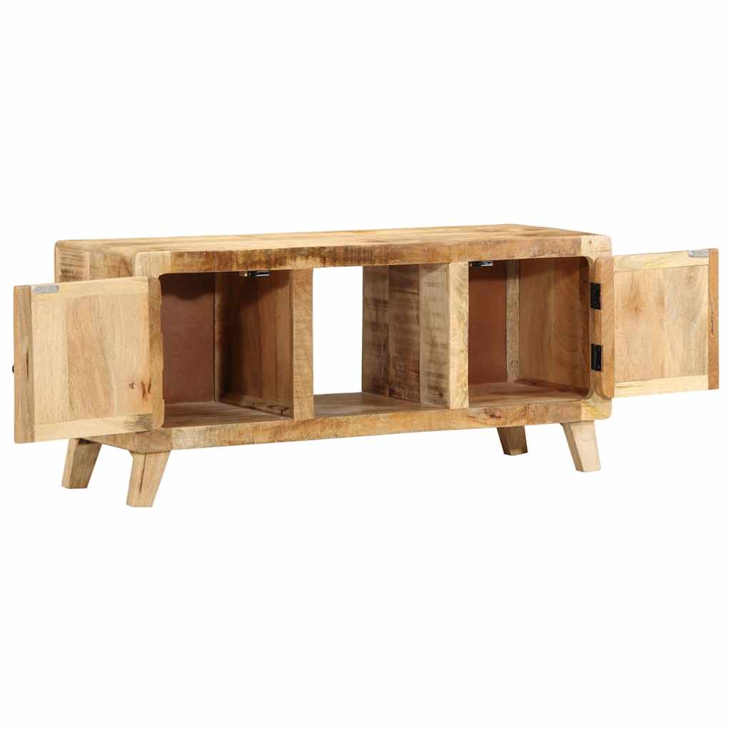 TV-benk 105x46x32 cm grov heltre mango