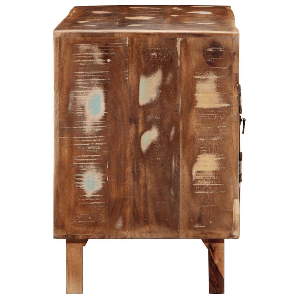 TV-benk 105x46x32 cm gjenvunnet heltre