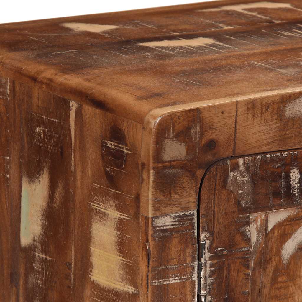 TV-benk 105x46x32 cm gjenvunnet heltre