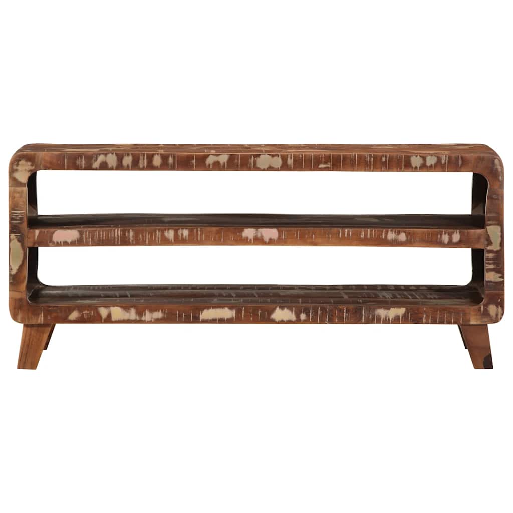 TV-benk 105x46x32 cm gjenvunnet heltre