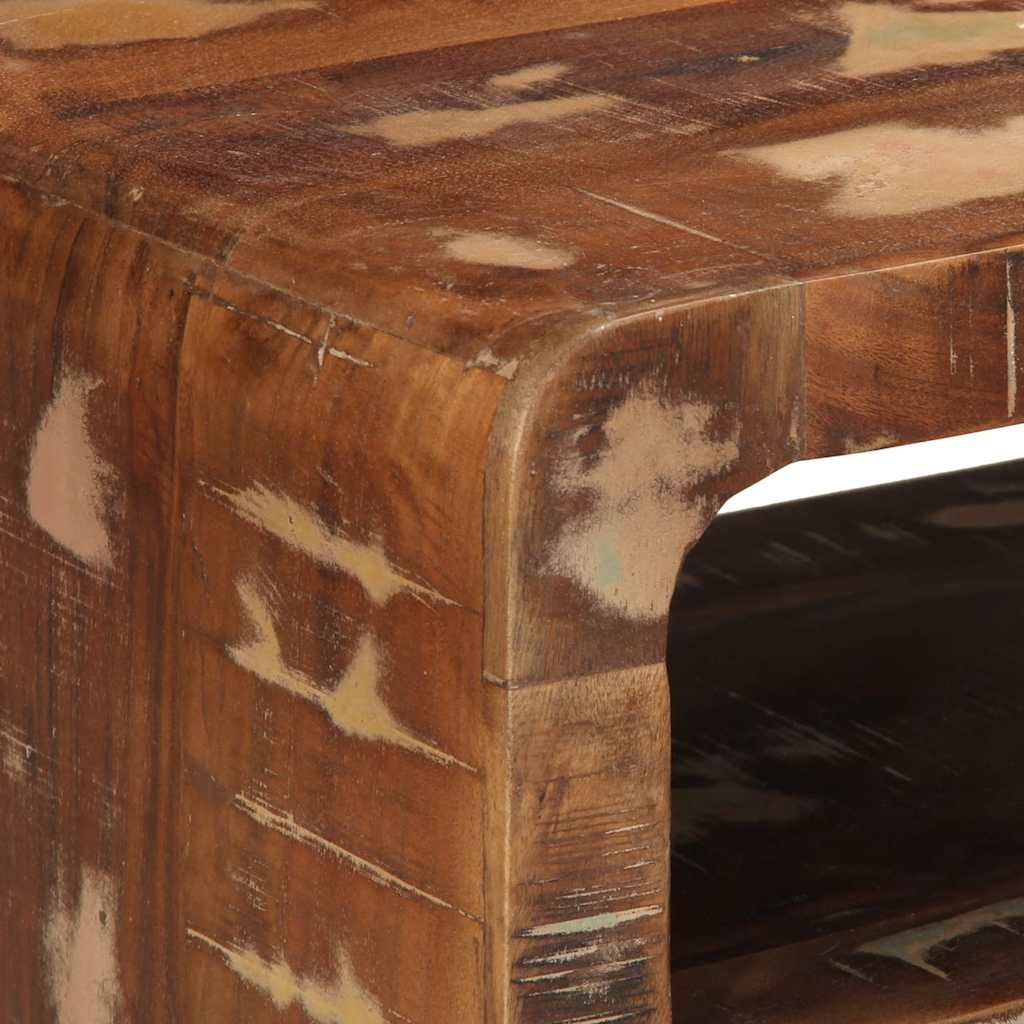 TV-benk 105x46x32 cm gjenvunnet heltre