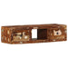 Veggmontert TV-benk 100x32x25 cm gjenvunnet heltre