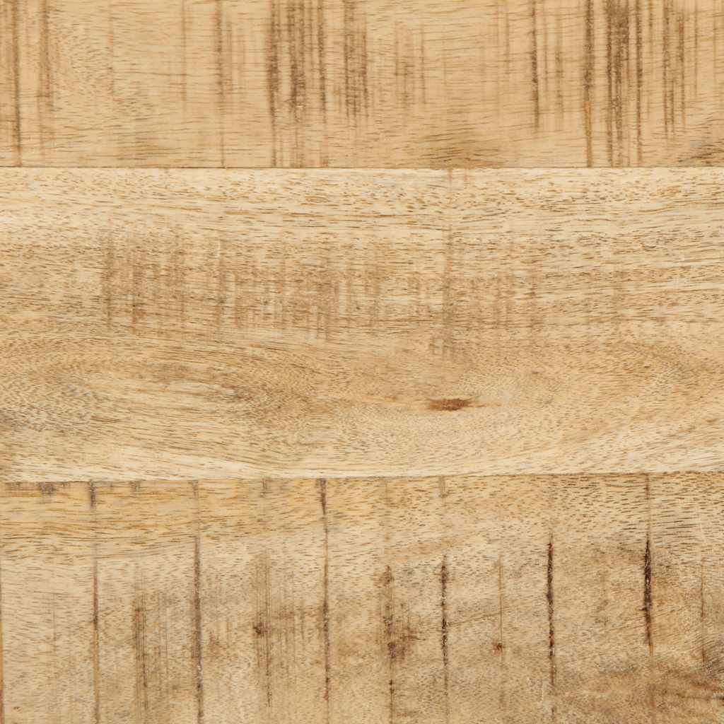 Veggmontert TV-benk 100x32x25 cm grovt heltre mangotre