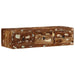 Veggmontert TV-benk 100x32x25 cm gjenvunnet heltre