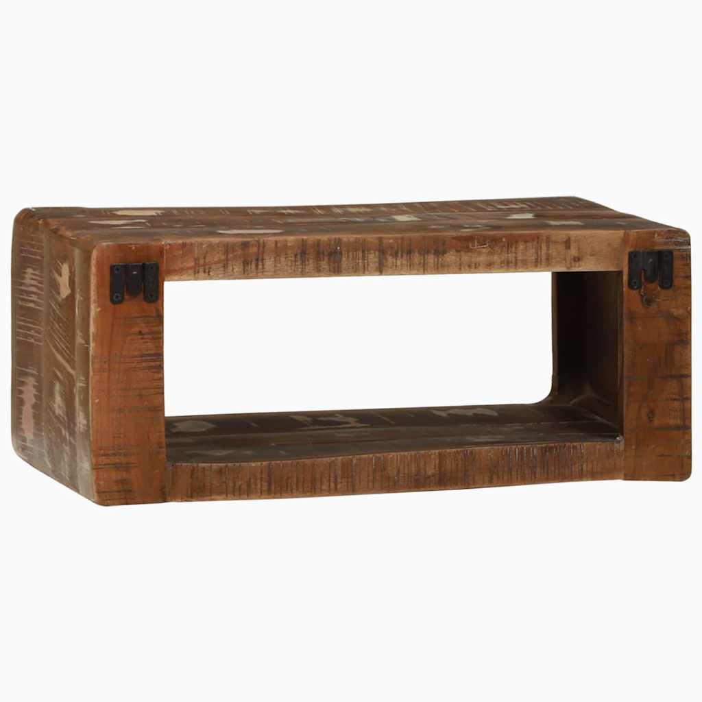 TV-skap Flerfarget 60 x 30 x 25 cm Massivt gjenvunnet tre