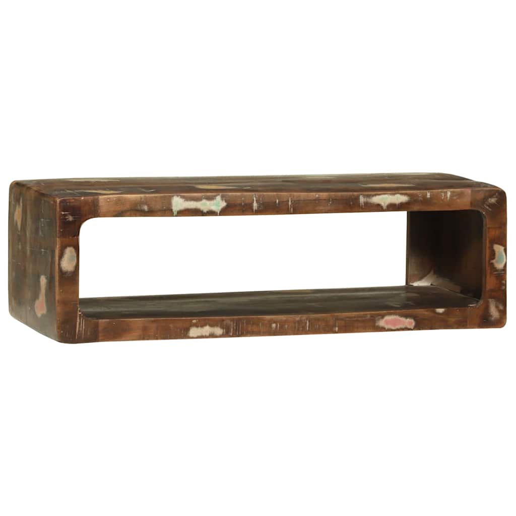 TV-skap Flerfarget 80 x 30 x 25 cm Massivt gjenvunnet tre