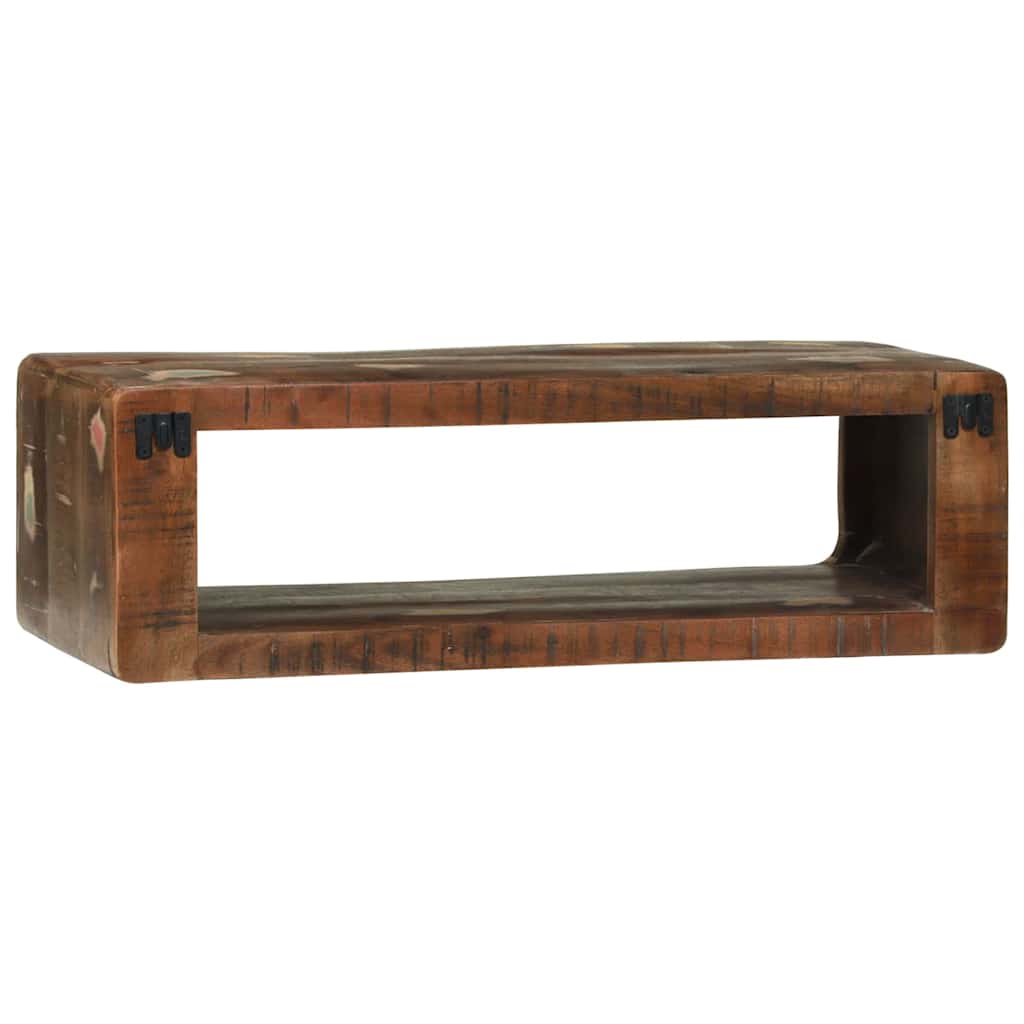 TV-skap Flerfarget 80 x 30 x 25 cm Massivt gjenvunnet tre
